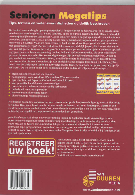 Achterkant van Senioren Megatips