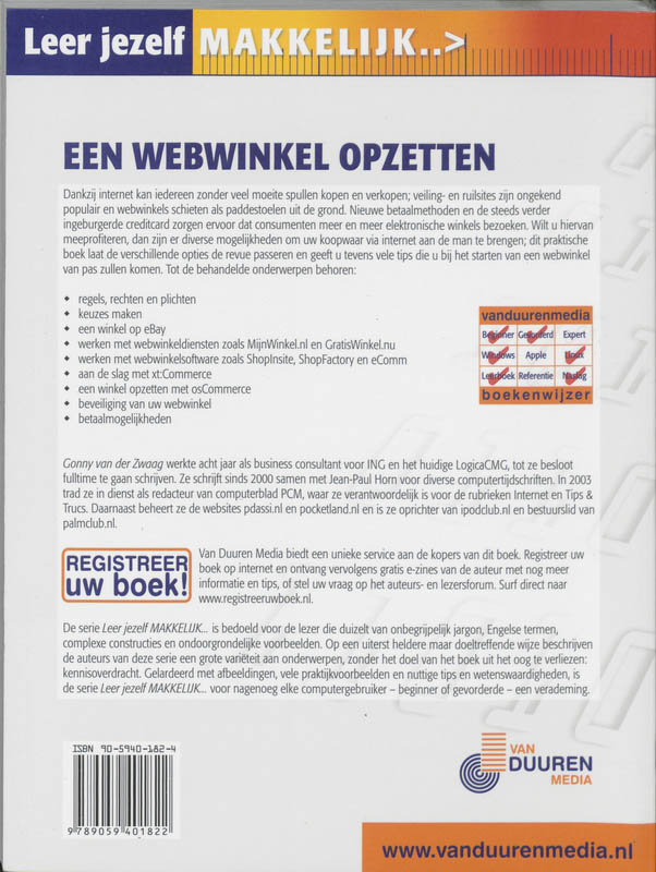 Achterkant van Een webwinkel opzetten