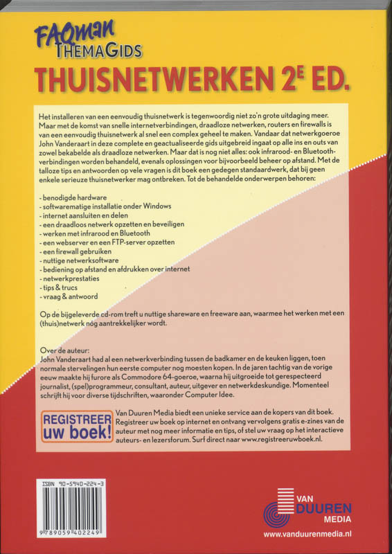 Achterkant van tweede editie