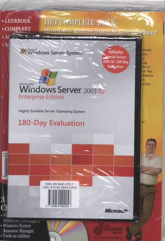Achterkant van Het complete boek Windows Server 2003 systeembeheer