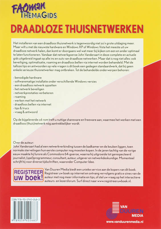 Achterkant van Draadloze thuisnetwerken