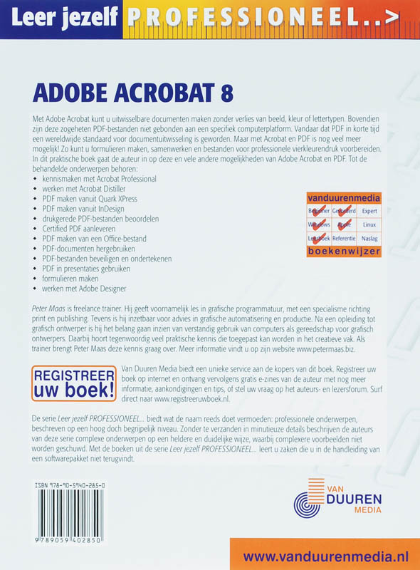 Achterkant van 8