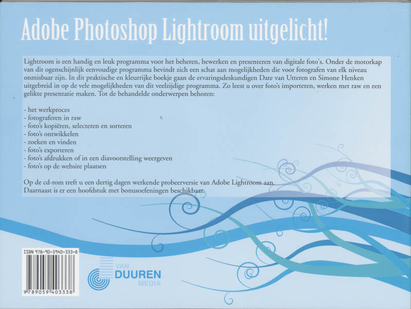 Achterkant van Digital Lifestyle: Adobe Lightroom