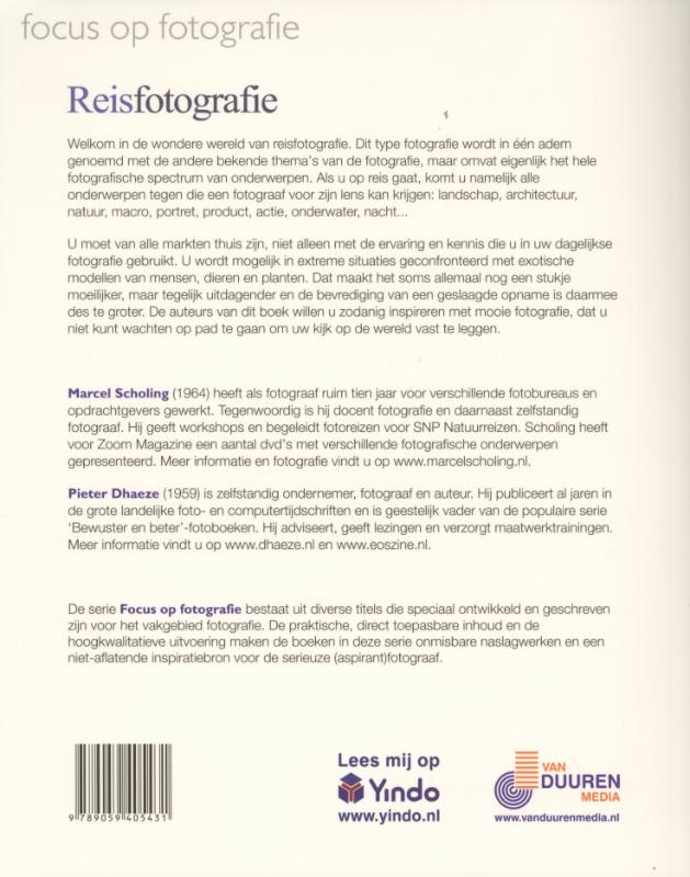Achterkant van Reisfotografie