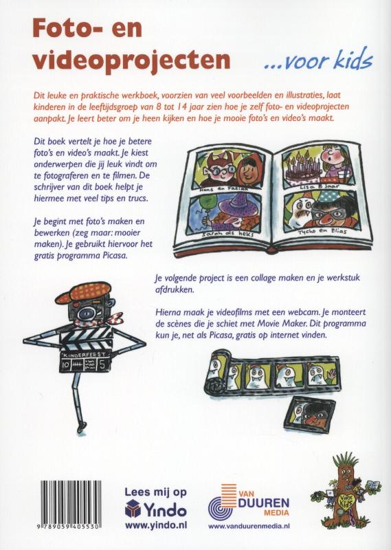Achterkant van Foto- en videoprojecten voor kids