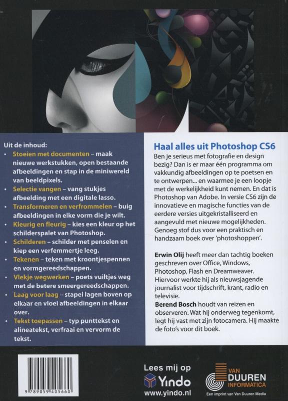 Achterkant van Ontdek photoshop CS6
