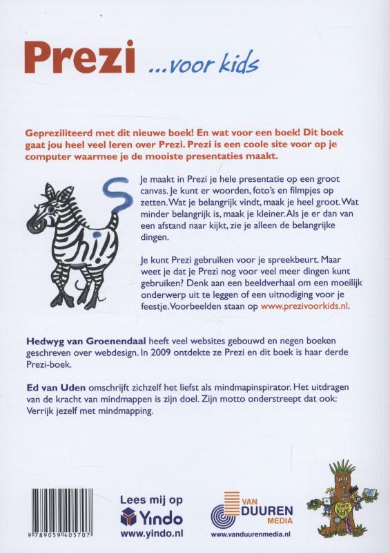 Achterkant van Prezi voor Kids