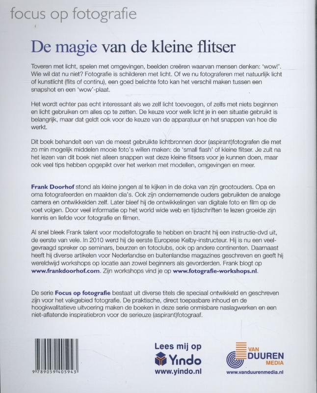 Achterkant van De magie van de kleine flitser