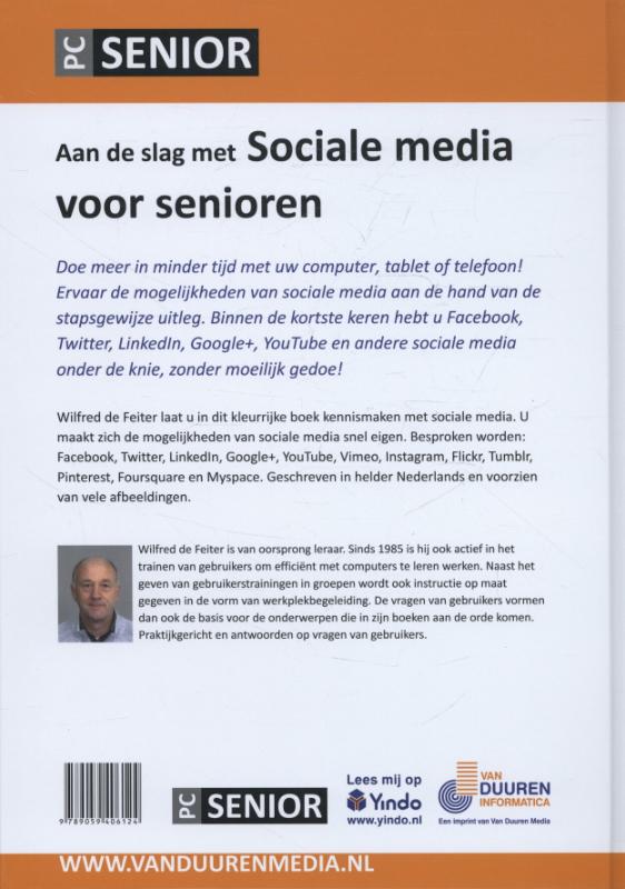 Achterkant van Sociale media