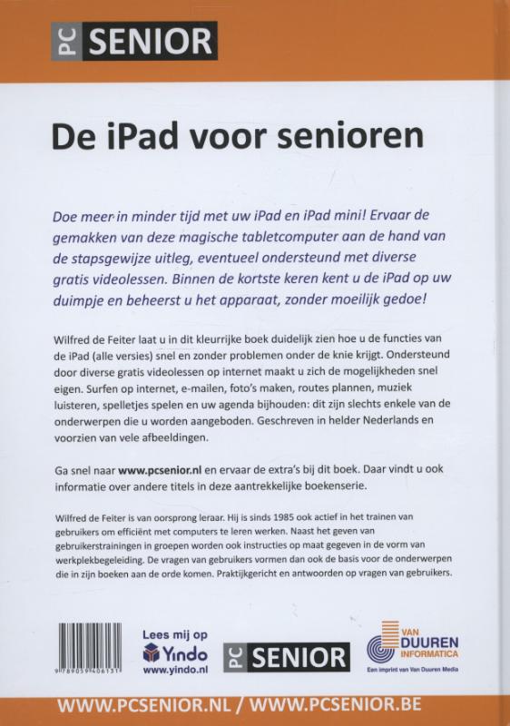Achterkant van De iPad voor senioren