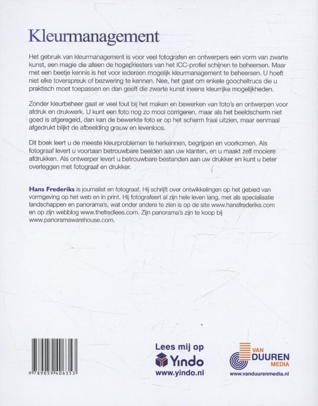 Achterkant van Kleurmanagement