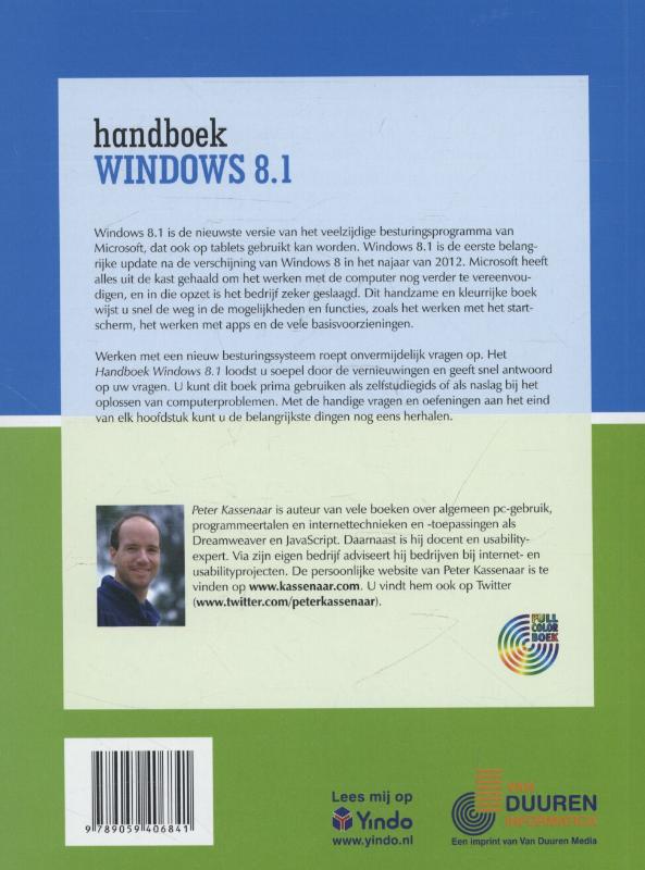Achterkant van Windows 8.1