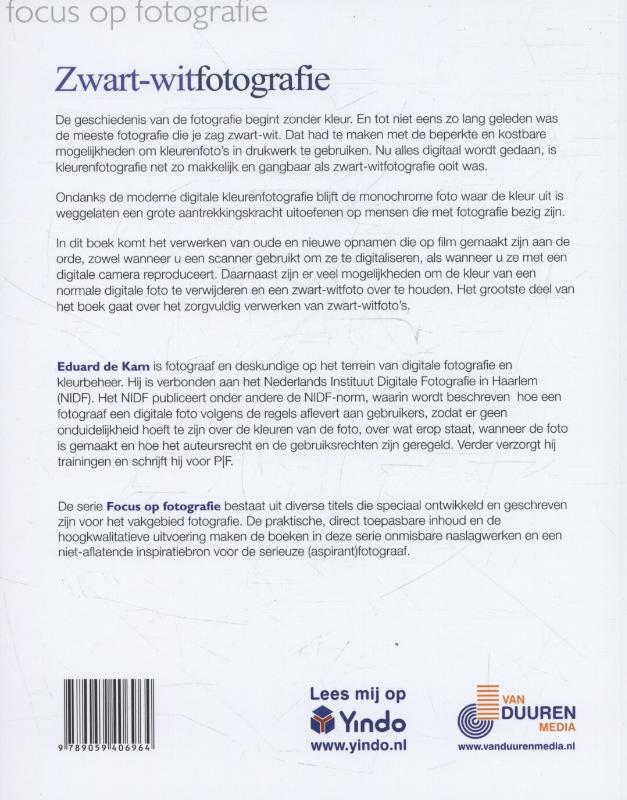 Achterkant van Zwart-witfotografie