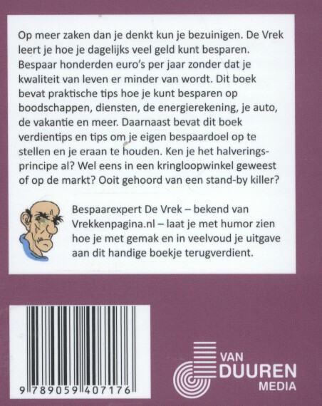 Achterkant van Bespaartips