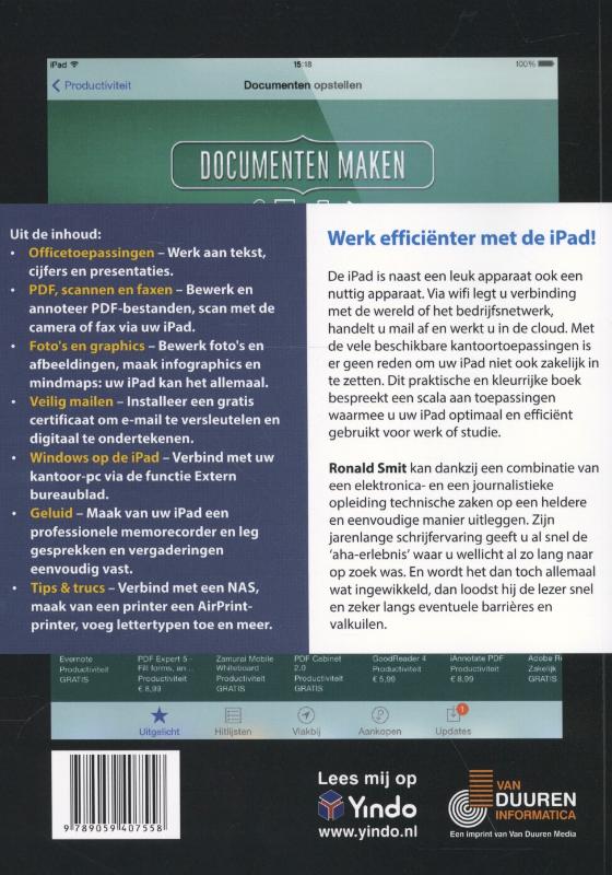 Achterkant van Ontdek de iPad voor zakelijk gebruik