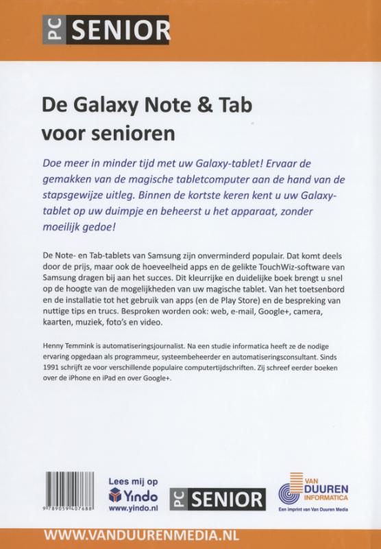 Achterkant van Voor senioren