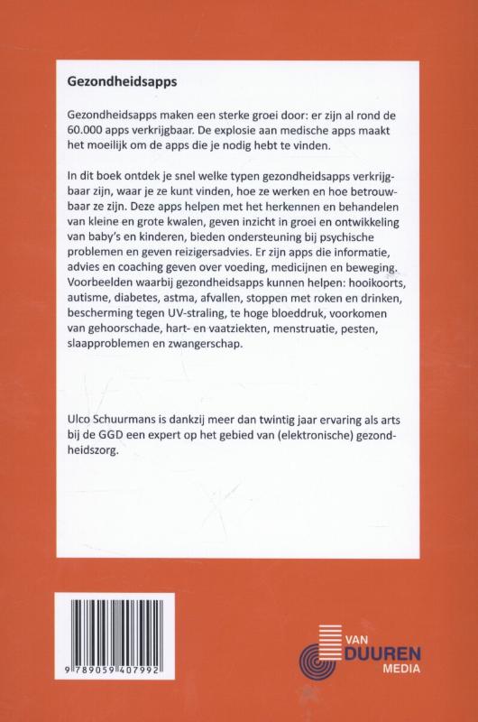 Achterkant van Gezondheidsapps