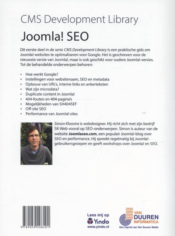 Achterkant van Joomla! SEO