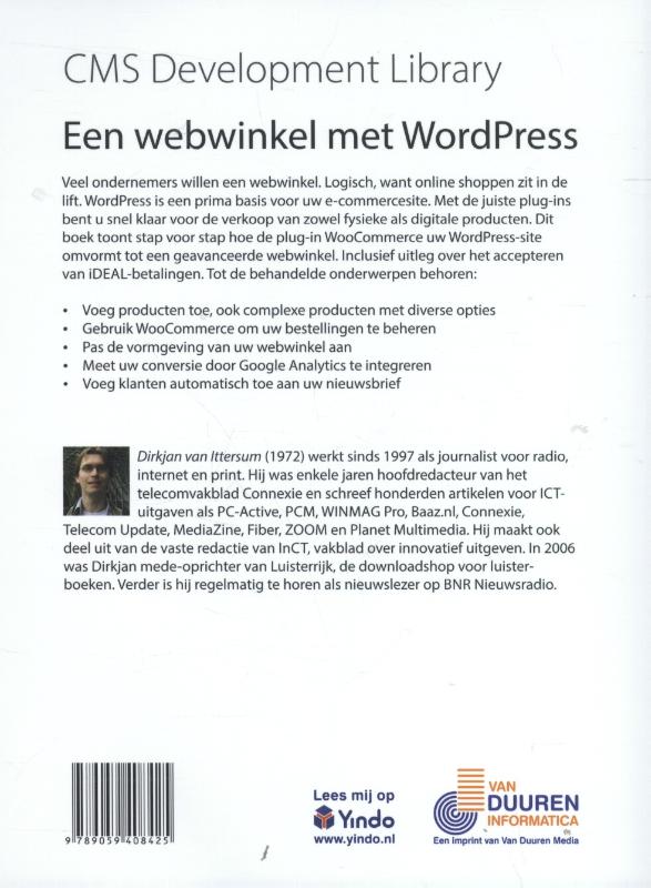 Achterkant van Een webwinkel met WordPress