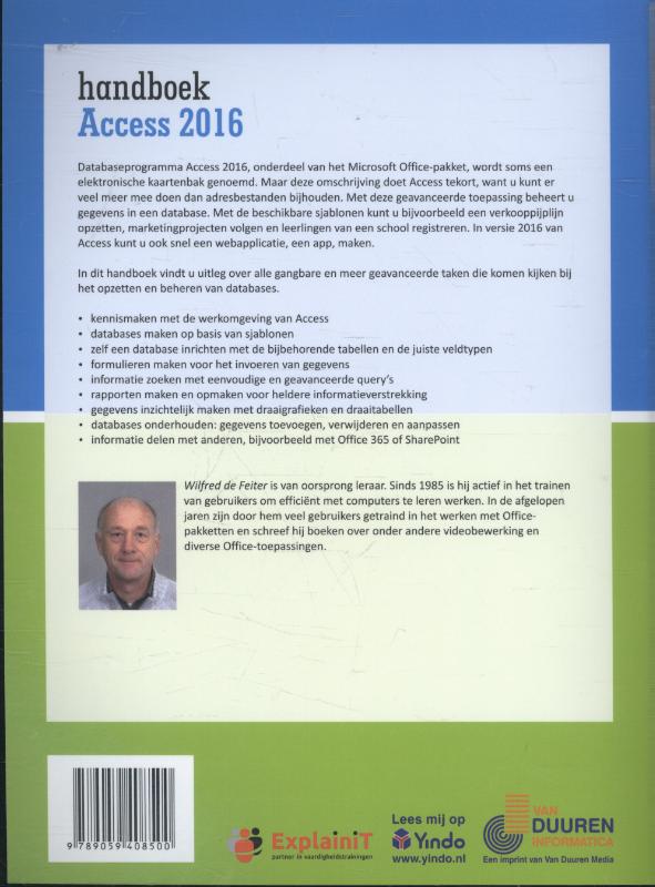 Achterkant van 2016