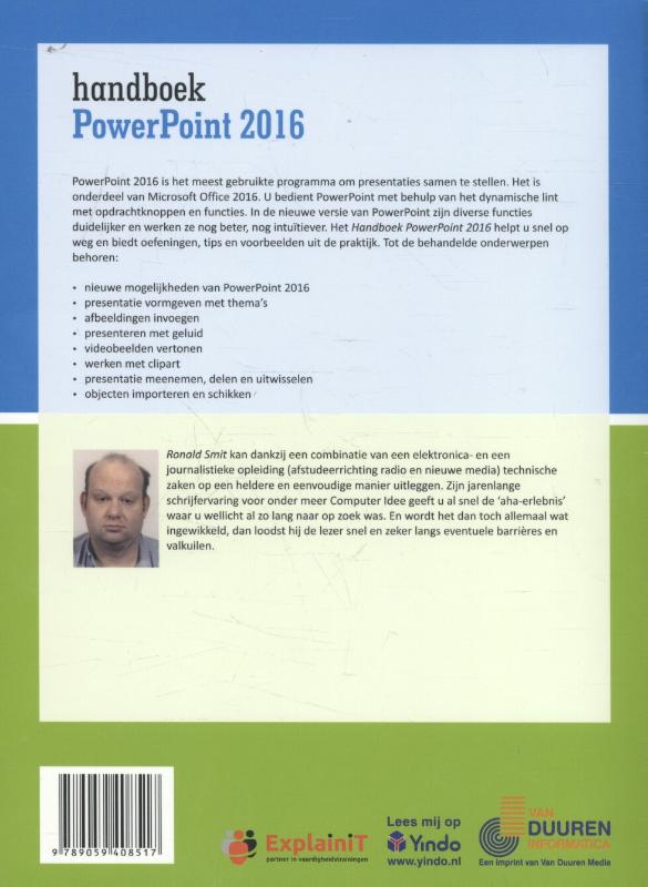 Achterkant van 2016