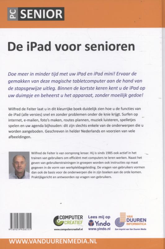 Achterkant van De iPad voor senioren