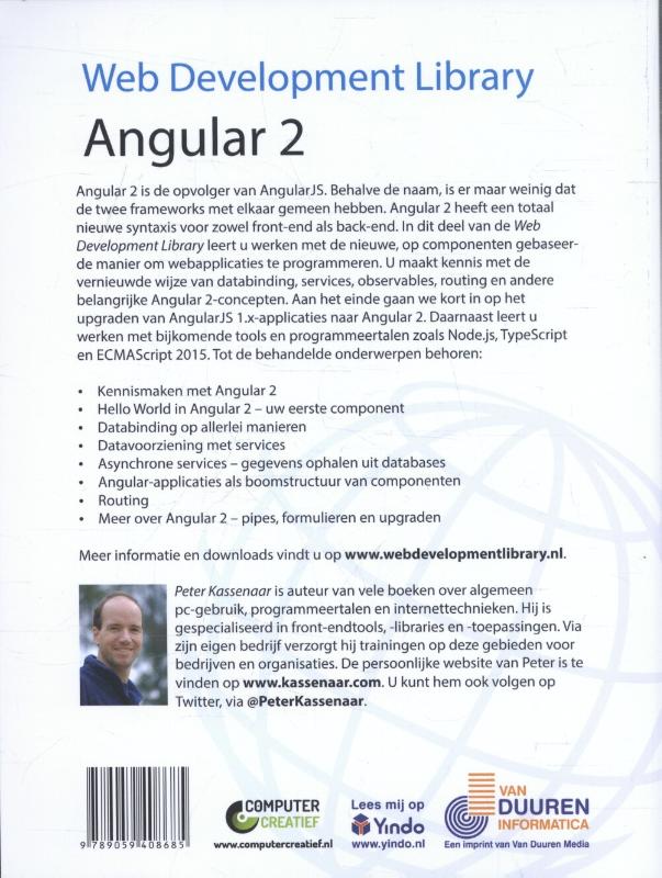 Achterkant van Angular 2