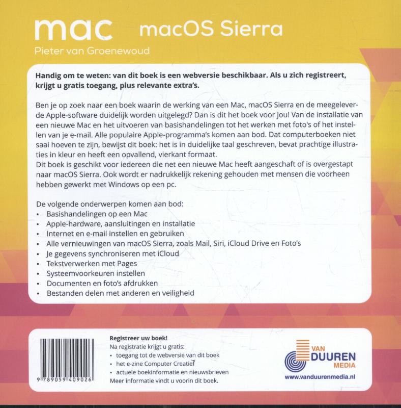 Achterkant van macOS Sierra