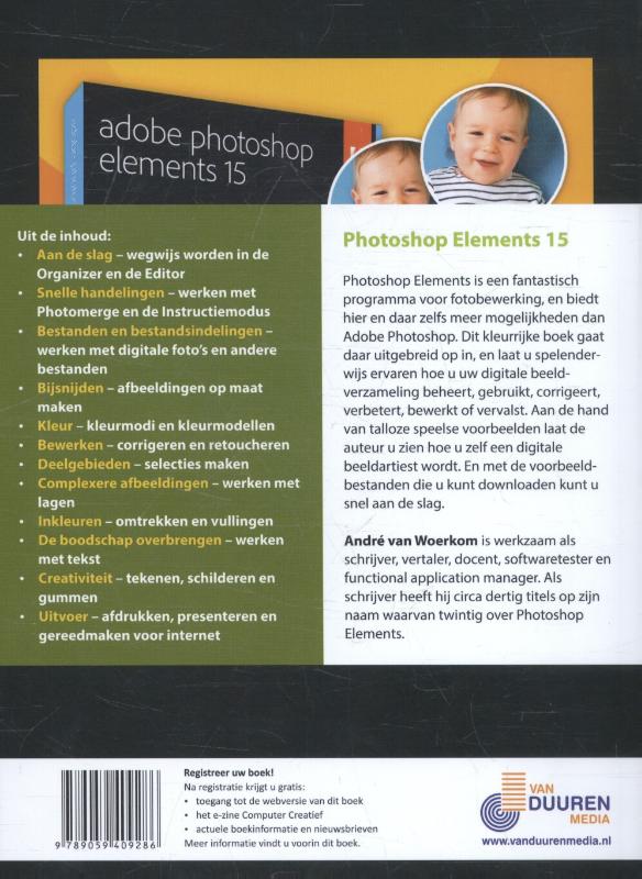 Achterkant van Ontdek photoshop elements 15