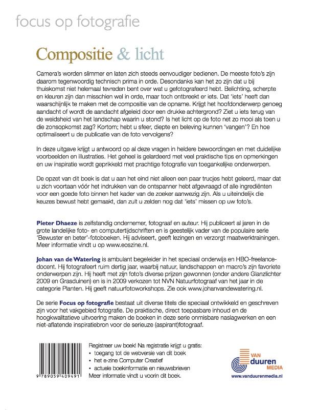 Achterkant van Compositie & licht