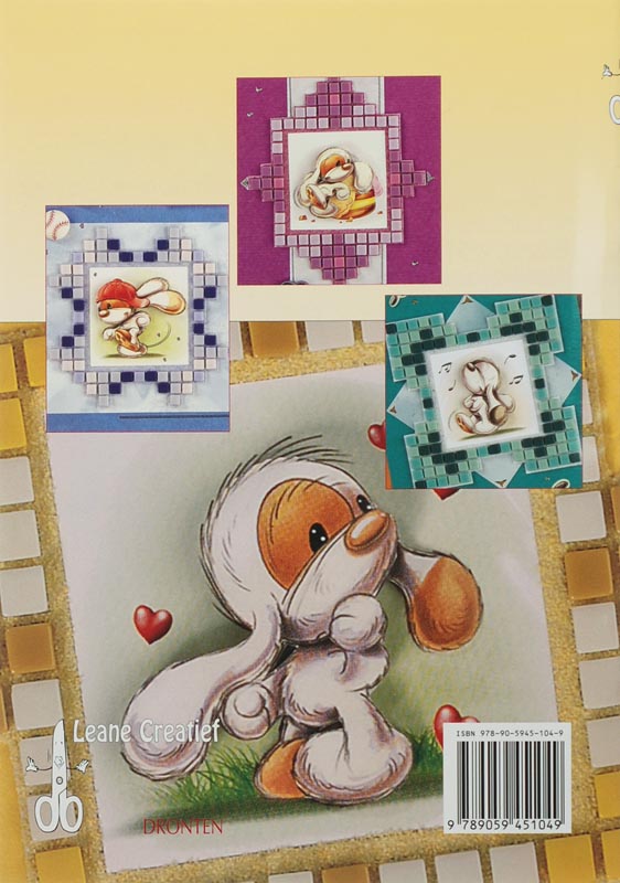 Achterkant van Mylo & Friends mozaiek frames