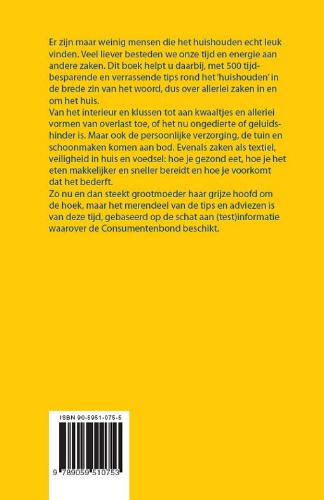 Achterkant van 500 Handige huishoudtips
