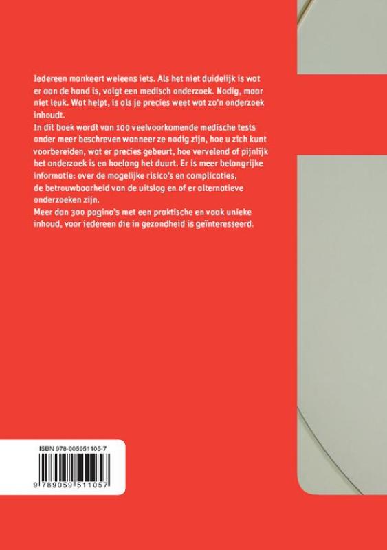 Achterkant van Handboek Medisch Onderzoek