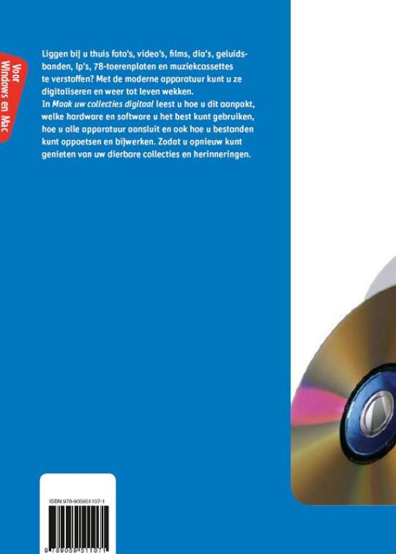 Achterkant van Maak uw collecties digitaal
