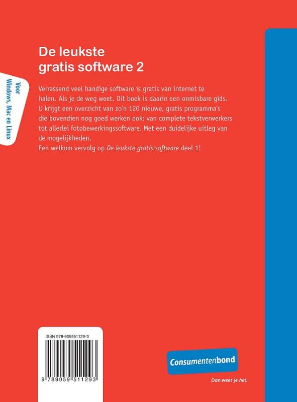 Achterkant van De leukste gratis software 2
