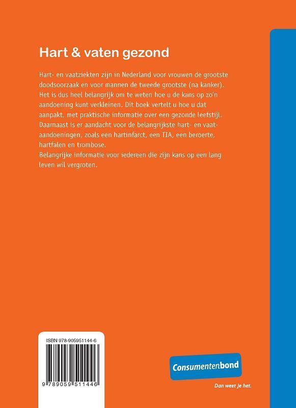 Achterkant van Hart & vaten gezond