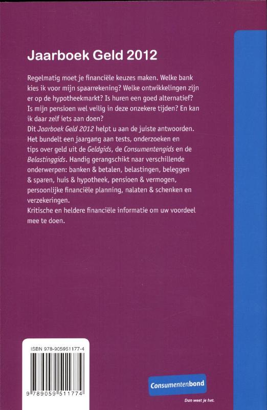 Achterkant van 2012