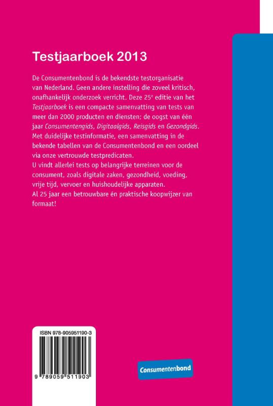 Achterkant van 2013