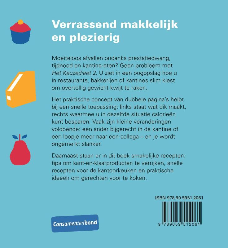 Achterkant van 2 Afvallen op je werk