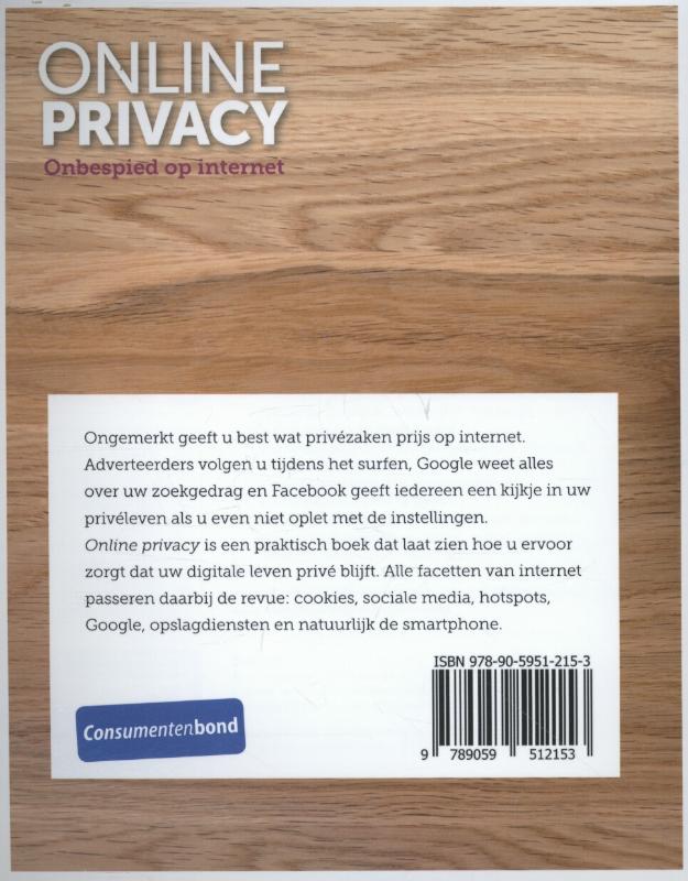 Achterkant van Online privacy