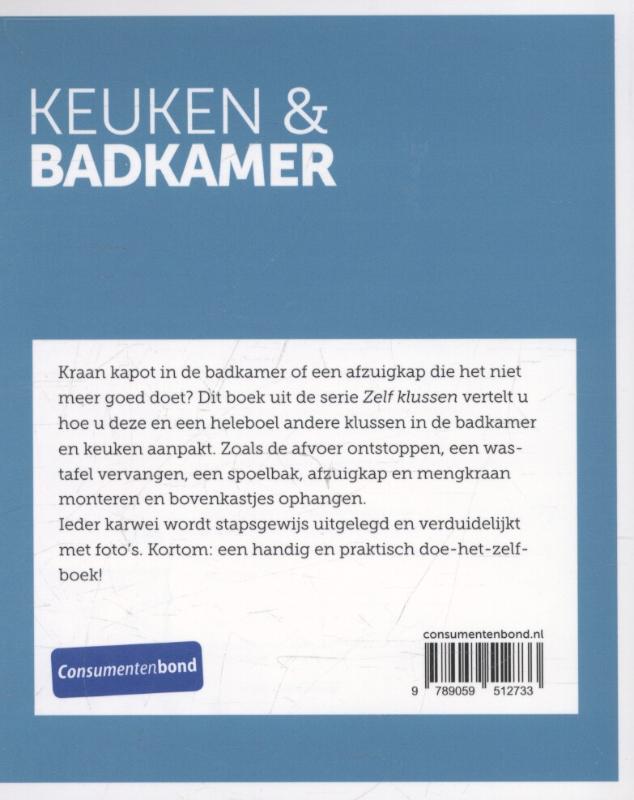 Achterkant van Keuken en badkamer