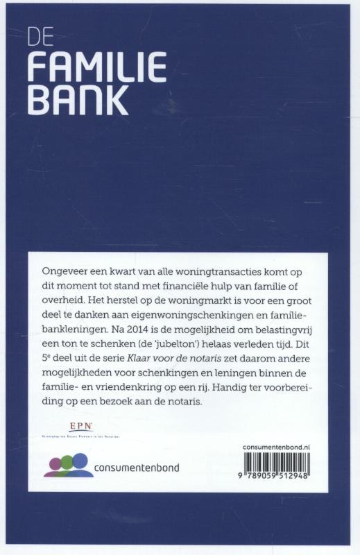 Achterkant van De familiebank