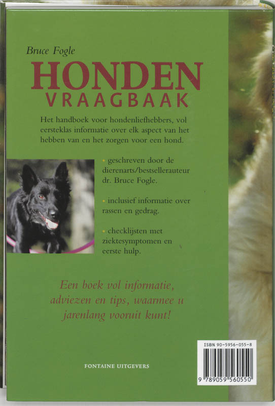 Achterkant van Honden Vraagbaak