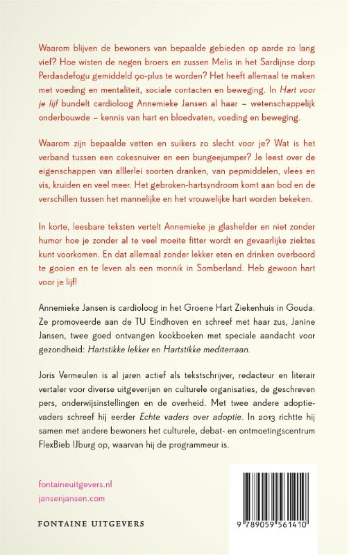 Achterkant van Hart voor je lijf