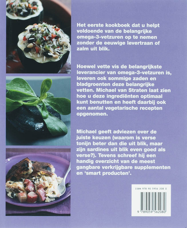 Achterkant van Het Omega 3 kookboek