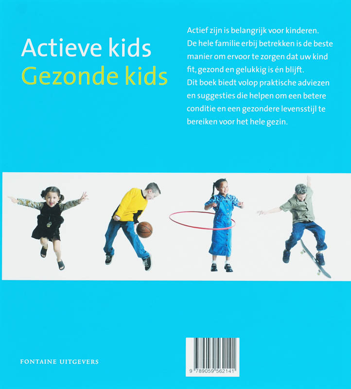 Achterkant van Actieve kids, gezonde kids