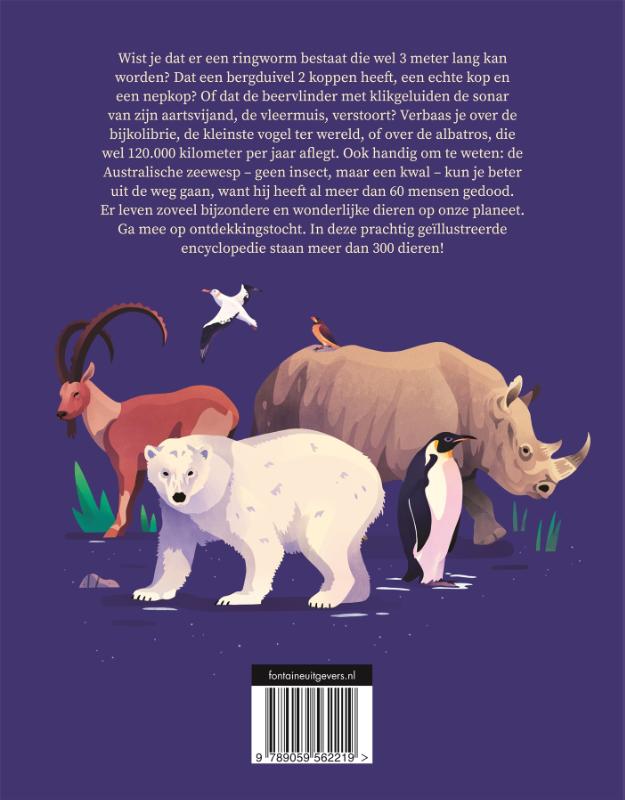 Achterkant van Van albatros tot zebra