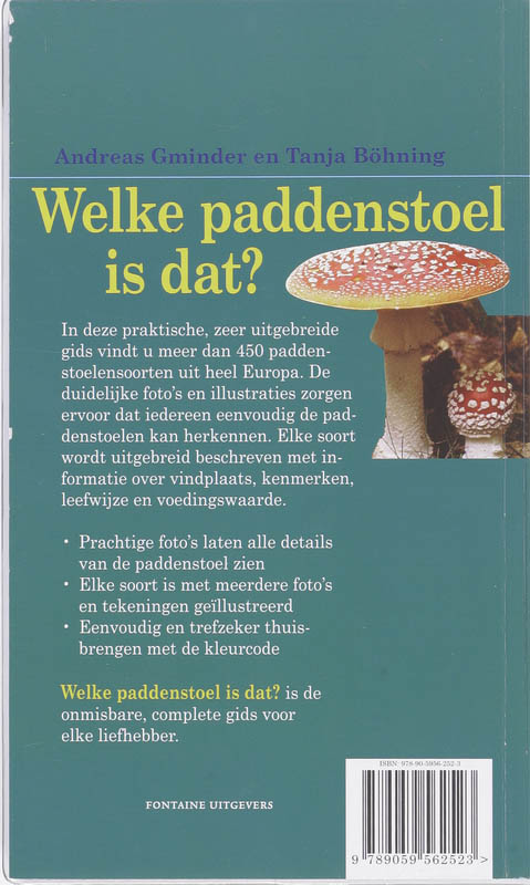 Achterkant van Welke paddestoel is dat