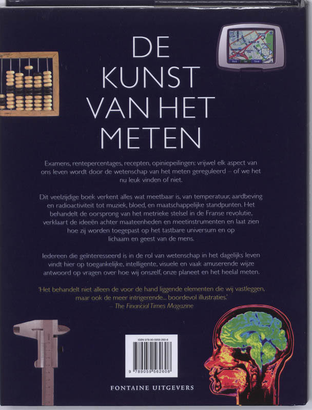 Achterkant van De kunst van het meten