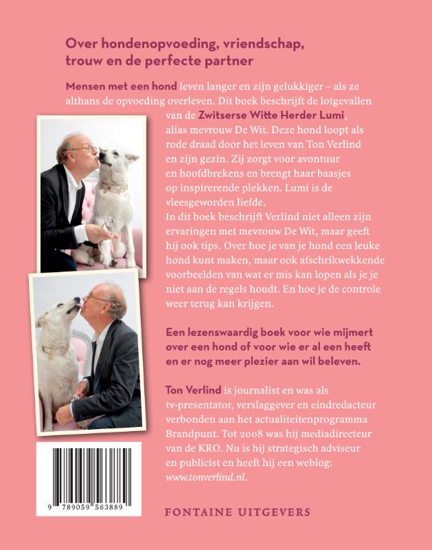 Achterkant van Verliefd op mevrouw de Wit